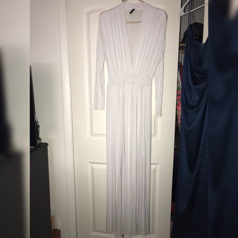 White long gown